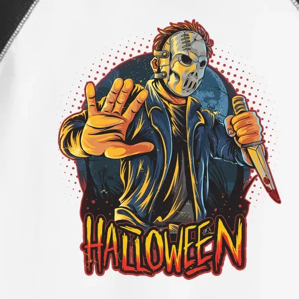 Funny Scary Halloween Jason Toddler Fine Jersey T-Shirt