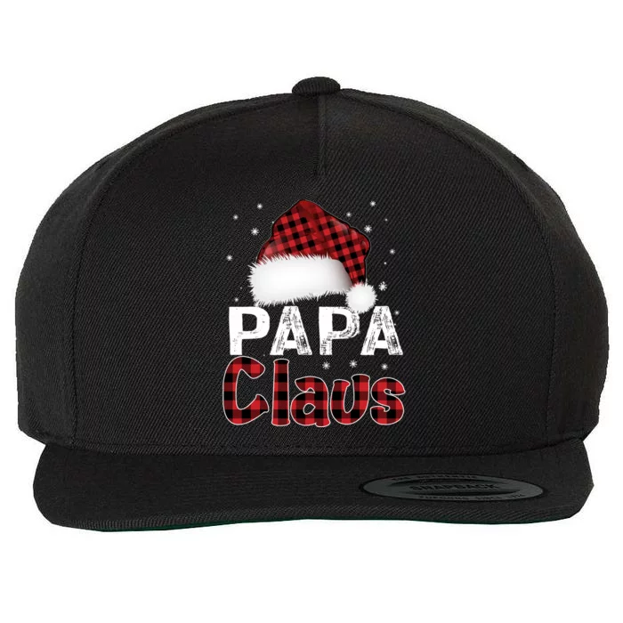 Fun Santa Hat Christmas Costume Family Matching Papa Claus Wool Snapback Cap