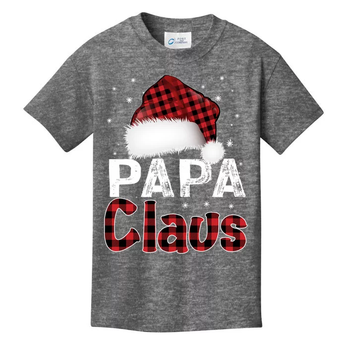 Fun Santa Hat Christmas Costume Family Matching Papa Claus Kids T-Shirt