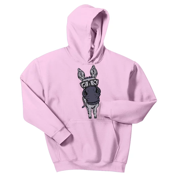 Funny Smart House Donkey Farm Horse Mule Pack Animal Donkey Kids Hoodie