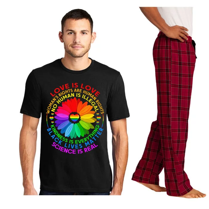 Funny Science Is Real BLM LGBT Pride Black Lives Matter Pajama Set