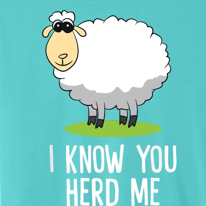 Funny Sheepp I Know You Herd Me Cute Sheepp Lover Gift Sheepp ChromaSoft Performance T-Shirt