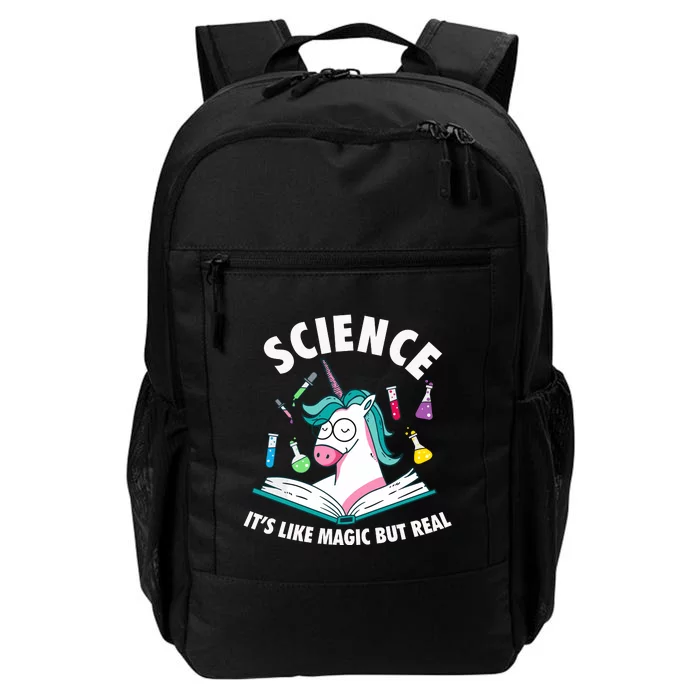 Funny Science Is Like Magic But Real Unicorn Funny Science Daily Commute Backpack