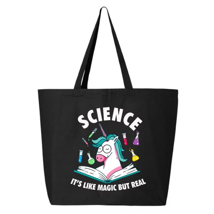 Funny Science Is Like Magic But Real Unicorn Funny Science 25L Jumbo Tote