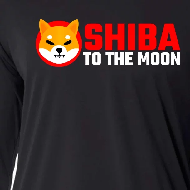 Funny Shiba Inu Token Dogecoin Killer Crypto Hodler Cooling Performance Long Sleeve Crew