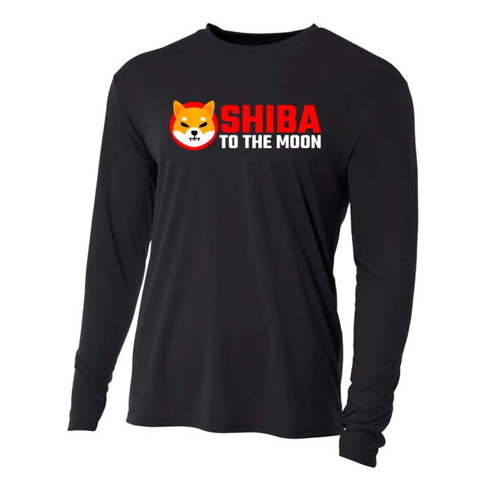 Funny Shiba Inu Token Dogecoin Killer Crypto Hodler Cooling Performance Long Sleeve Crew