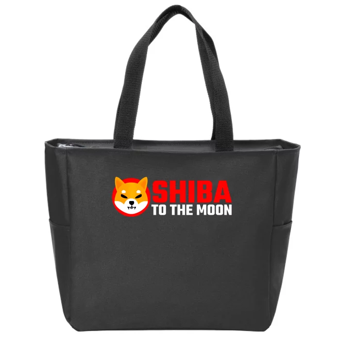 Funny Shiba Inu Token Dogecoin Killer Crypto Hodler Zip Tote Bag