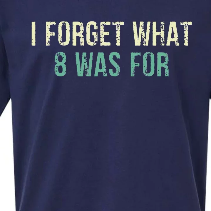 Funny Sarcastic I Forget What Eight Was For Sueded Cloud Jersey T-Shirt