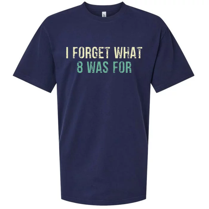 Funny Sarcastic I Forget What Eight Was For Sueded Cloud Jersey T-Shirt