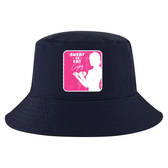 Fitness Sweat Is Fat Crying Gift Cool Comfort Performance Bucket Hat