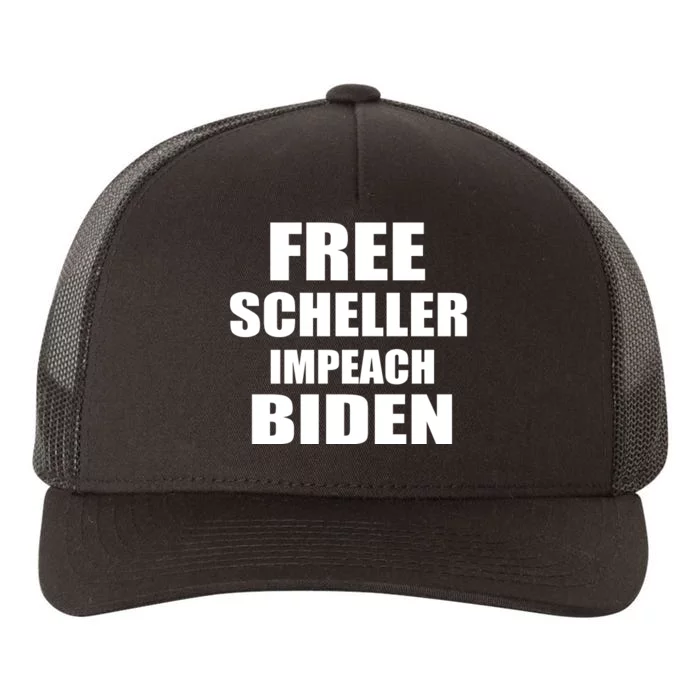 Free Scheller Impeach Biden Yupoong Adult 5-Panel Trucker Hat