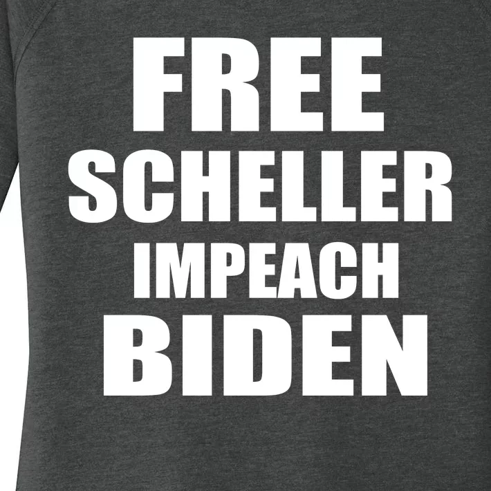 Free Scheller Impeach Biden Women's Perfect Tri Tunic Long Sleeve Shirt