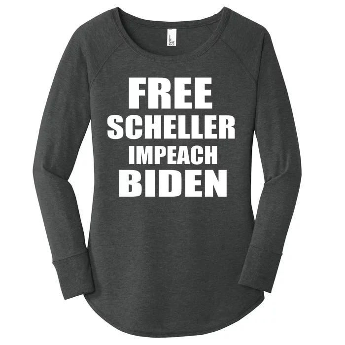 Free Scheller Impeach Biden Women's Perfect Tri Tunic Long Sleeve Shirt