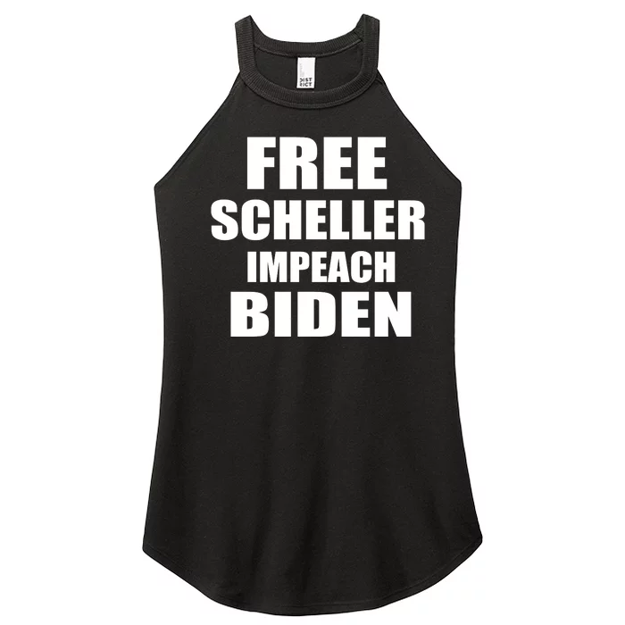 Free Scheller Impeach Biden Women’s Perfect Tri Rocker Tank