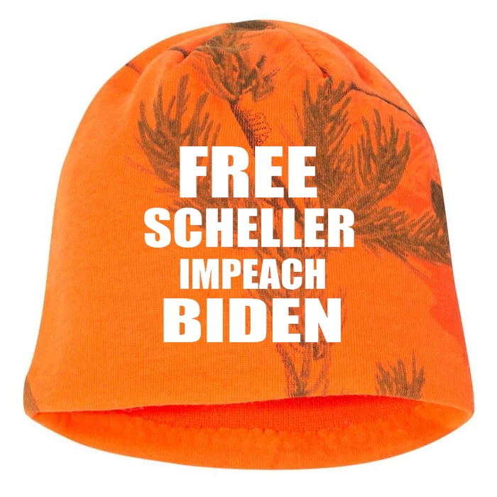 Free Scheller Impeach Biden Kati - Camo Knit Beanie