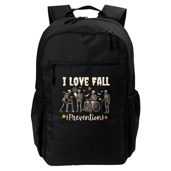 Funny Skeleton I Love Fall Prevention Fall Physical Therapy Daily Commute Backpack