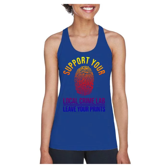 Forensic Science Investigator Gift Forensic Scientist Gift Women's Racerback Tank