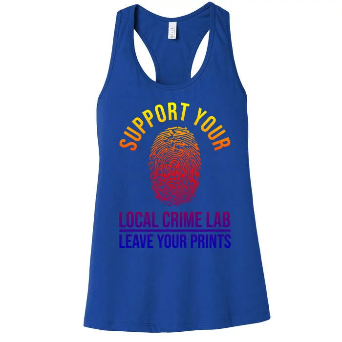 Forensic Science Investigator Gift Forensic Scientist Gift Women's Racerback Tank