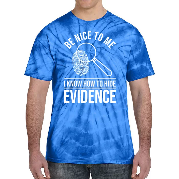 Forensic Science Investigator Gift Forensic Scientist Gift Tie-Dye T-Shirt