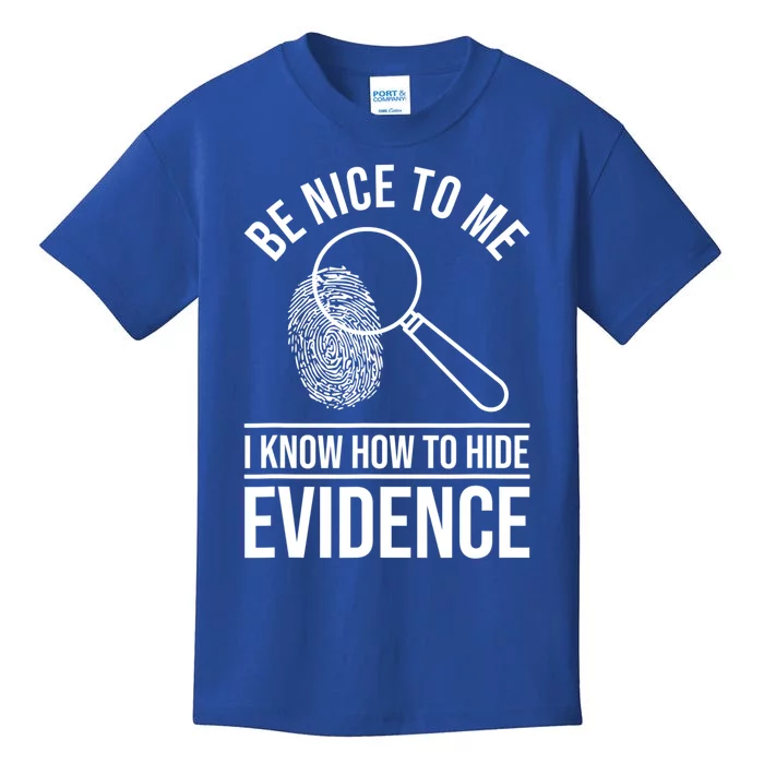 Forensic Science Investigator Gift Forensic Scientist Gift Kids T-Shirt