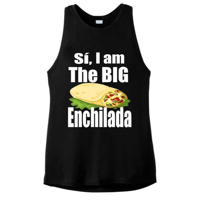 Funny Si I Am The Big Enchilada Boss Gift Meaningful Gift Funny Gift Ladies Tri-Blend Wicking Tank