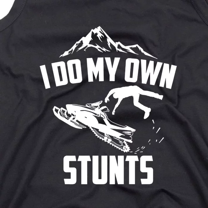 Funny Skiing I Do My Own Stunts Jet Ski Lover Gift For Skier Tank Top