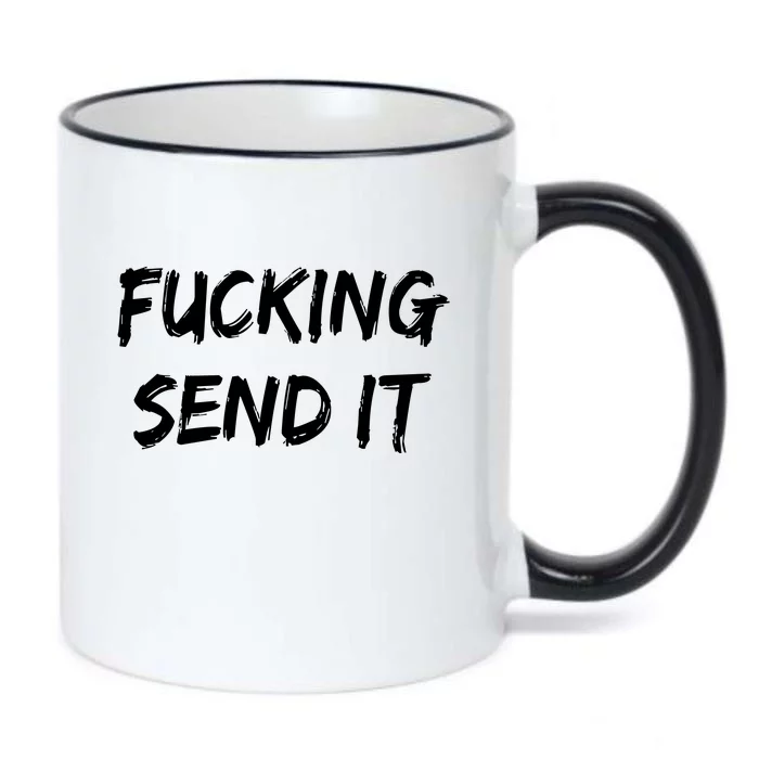 F!king Sent It Black Color Changing Mug