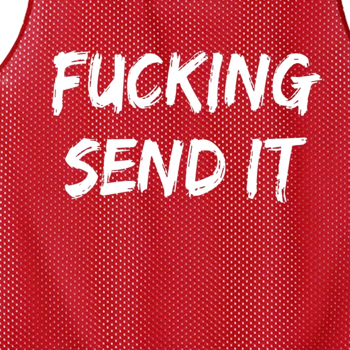 F!king Sent It Mesh Reversible Basketball Jersey Tank