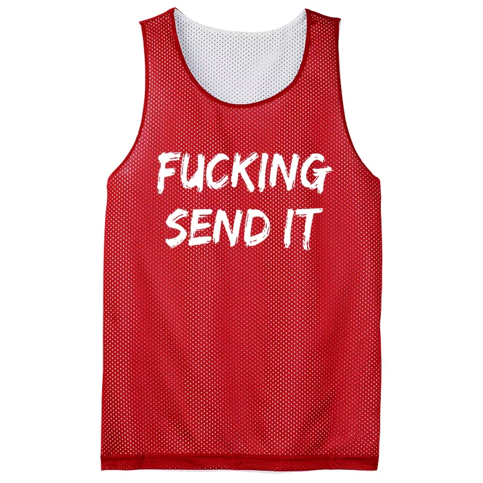 F!king Sent It Mesh Reversible Basketball Jersey Tank