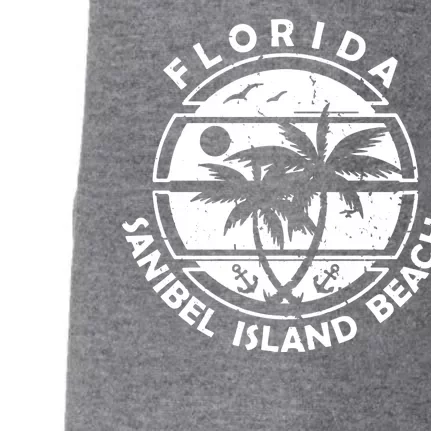 Florida Sanibel Island Beach Doggie 3-End Fleece Hoodie