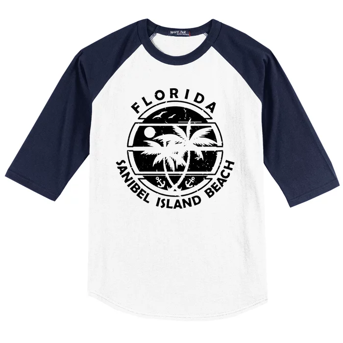 Florida Sanibel Island Beach Baseball Sleeve Shirt