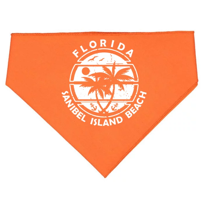 Florida Sanibel Island Beach USA-Made Doggie Bandana