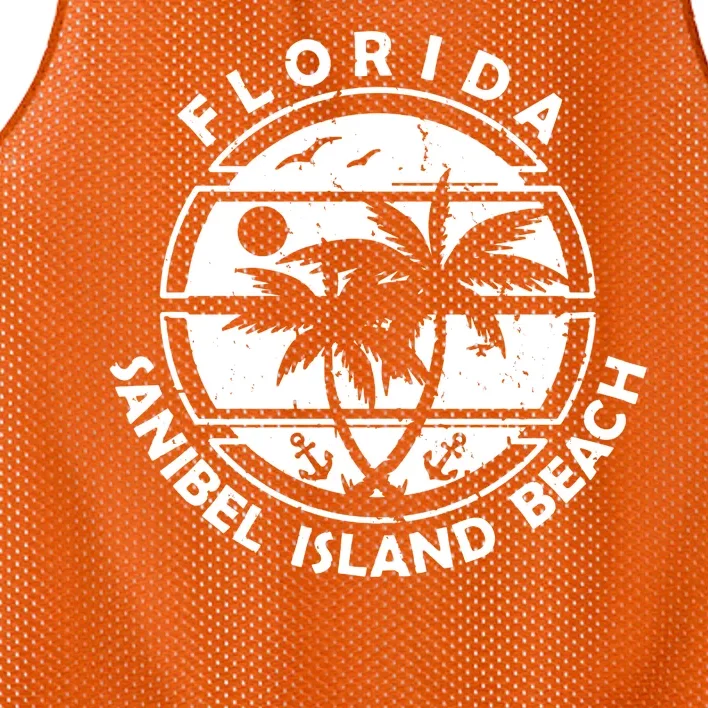 Florida Sanibel Island Beach Mesh Reversible Basketball Jersey Tank