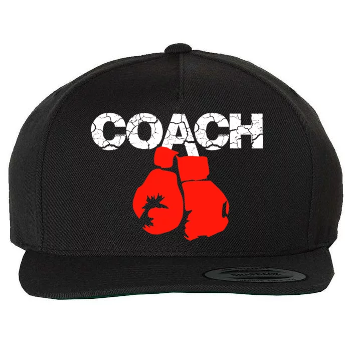 Funny Sport Instructor and Player Gift Funny Boxing Coach Wool Snapback Cap