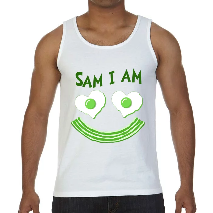 Funny Sam I Am Reading Fan Book Lover Comfort Colors® Tank Top