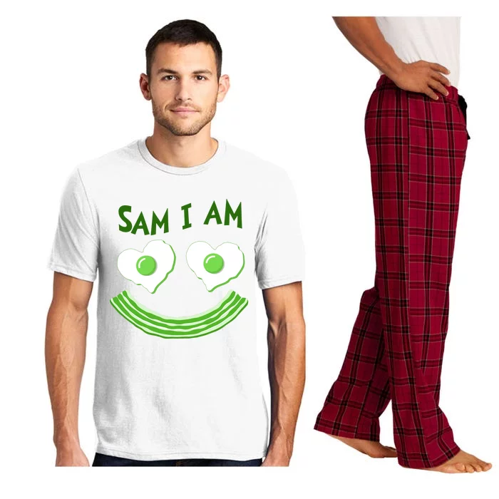 Funny Sam I Am Reading Fan Book Lover Pajama Set