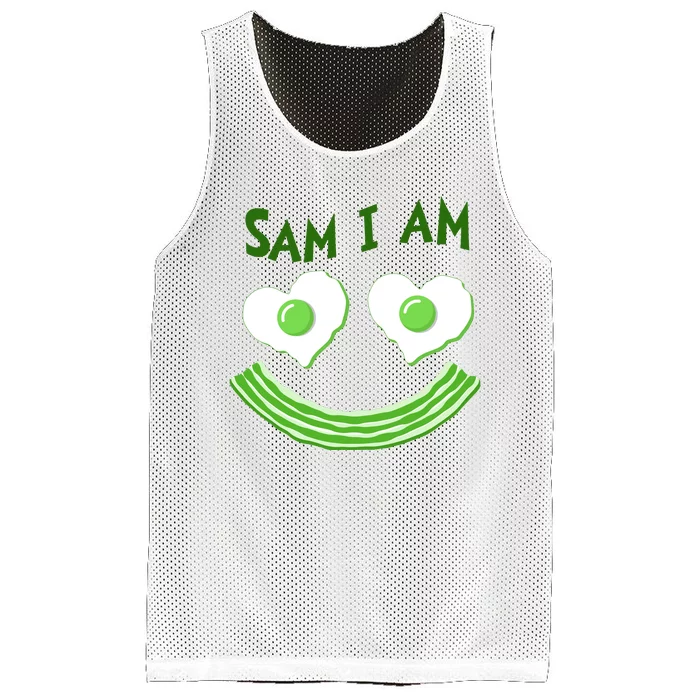 Funny Sam I Am Reading Fan Book Lover Mesh Reversible Basketball Jersey Tank