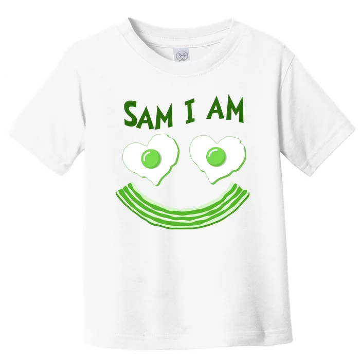 Funny Sam I Am Reading Fan Book Lover Toddler T-Shirt