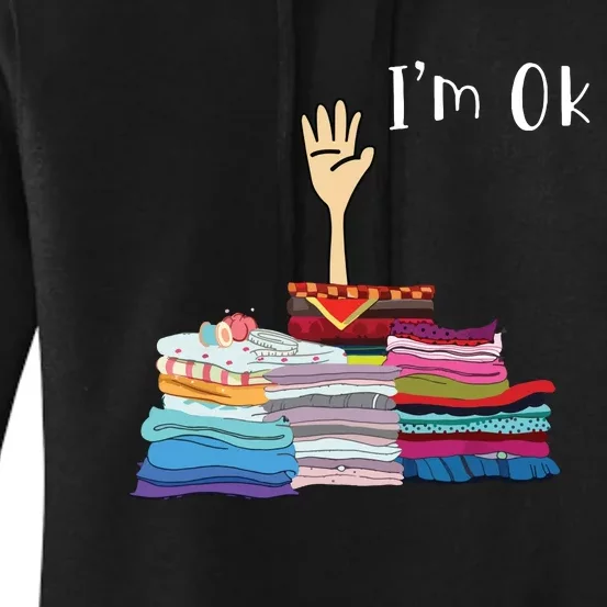 Funny Sewing Im Ok Hand Sewing Lovers Gift Women's Pullover Hoodie