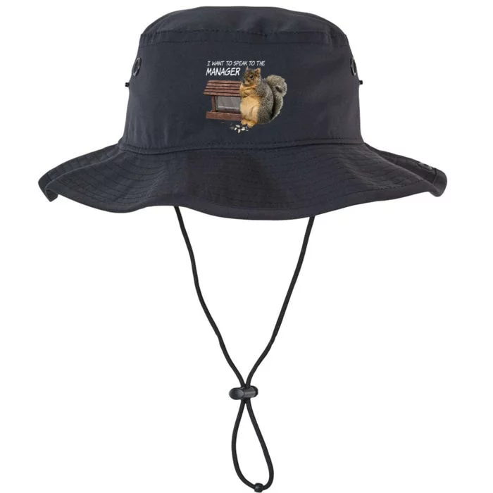 Funny Squirrel I Want To Speak To The Manager Legacy Cool Fit Booney Bucket Hat