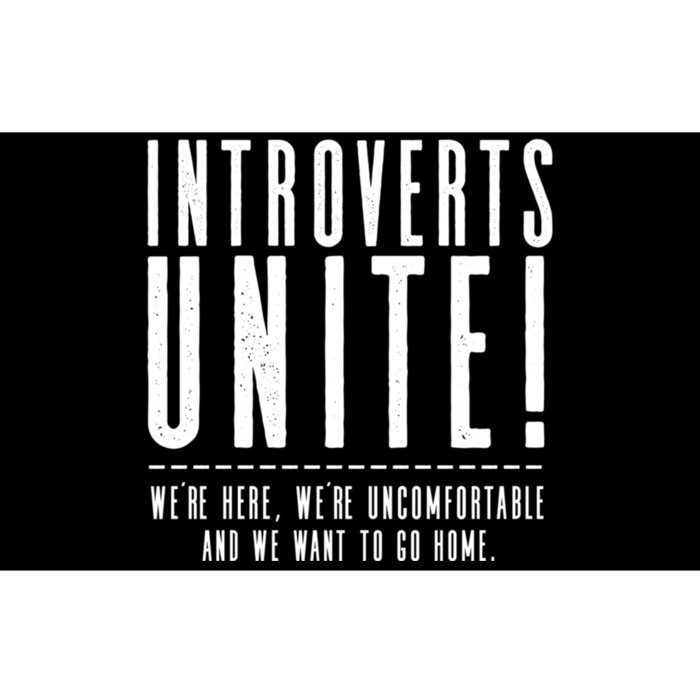 Funny Sarcastic Introvert Introverts Unite! Bumper Sticker