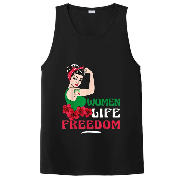 Freedom Support Iran Women Life Performance Tank