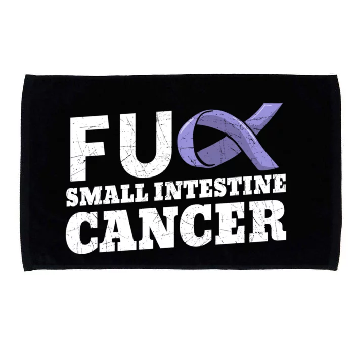 Fuck Small Intestine Cancer Bowel Cancer Awareness Duodenal Cute Gift Microfiber Hand Towel