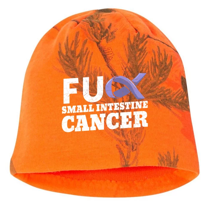 Fuck Small Intestine Cancer Bowel Cancer Awareness Duodenal Cute Gift Kati - Camo Knit Beanie