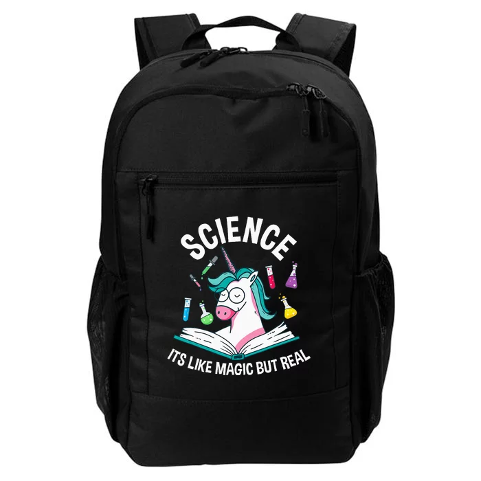 Funny Science Is Like Magic But Real Unicorn Funny Science Daily Commute Backpack