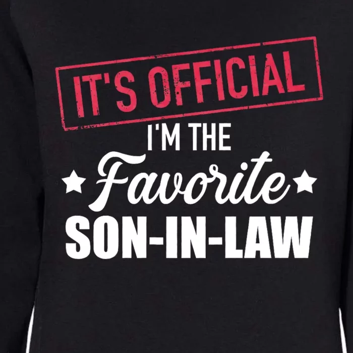 Favorite Son In Law From Mother In Law Or Father In Law Womens California Wash Sweatshirt