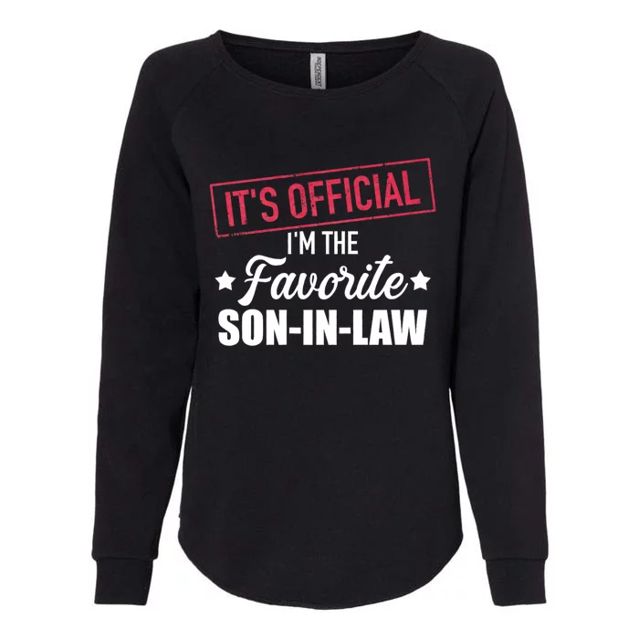 Favorite Son In Law From Mother In Law Or Father In Law Womens California Wash Sweatshirt