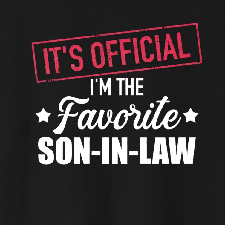 Favorite Son In Law From Mother In Law Or Father In Law Women's Crop Top Tee