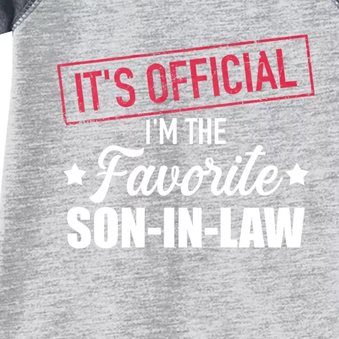 Favorite Son In Law From Mother In Law Or Father In Law Infant Baby Jersey Bodysuit