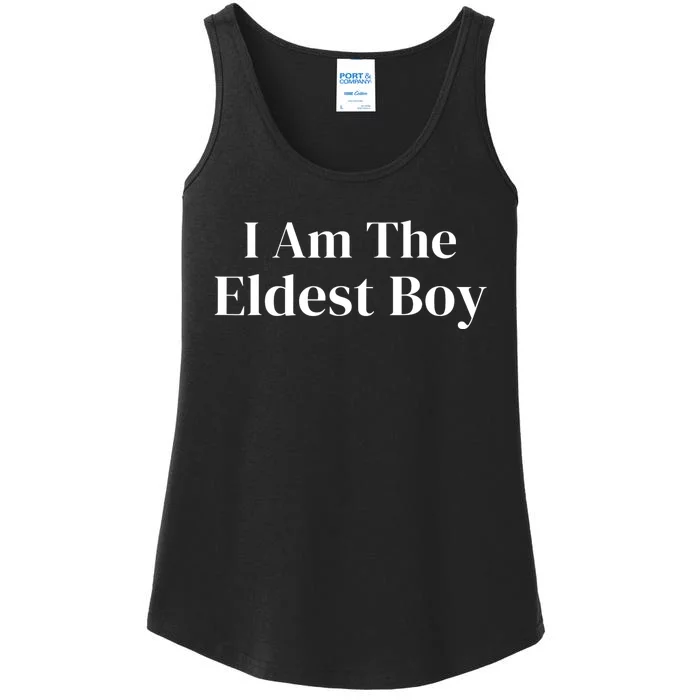 Funny Saying I Am The Eldest Boy Ladies Essential Tank